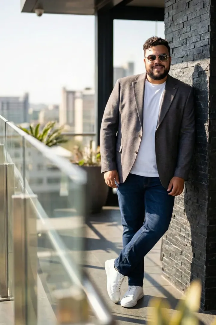 Barna sportzakó - Elite Fashion